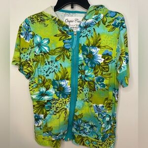 Onque Casual full Zip-Up Short Sleevee Jacket